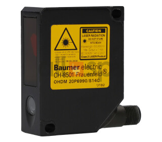 BAUMER DIFFUSE SENSOR, OHDM 20P6990/S14C