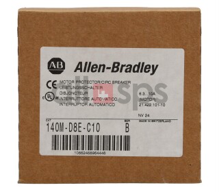 ALLEN BRADLEY CIRCUIT BREAKER, 140M-D8E-C10