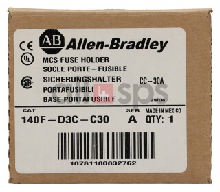 ALLEN BRADLEY FUSE HOLDER, 140F-D3C-C30