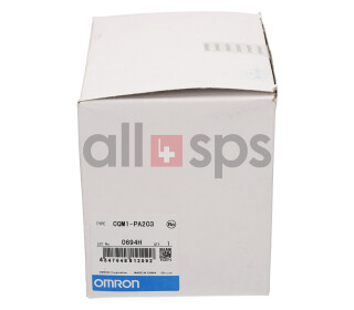 OMRON POWER SUPPLY, CQM1-PA203 NEW SEALED (NS)