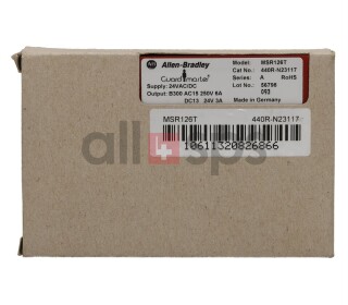 ALLEN BRADLEY SAFETY RELAY, MSR126T