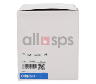 OMRON POWER SUPPLY, CQM1-PA206 NEW SEALED (NS)