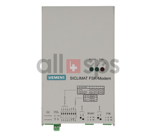 SIEMENS SICLIMAT FSK-MODEM, 6FL4301-3CA11