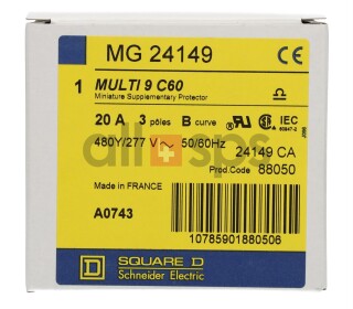 SCHNEIDER ELECTRIC MG LEISTUNGSSCHUTZSCHALTER C60, 24149