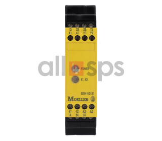 MOELLER SAFETY RELAY, ESR4-NO-31 USED (US)
