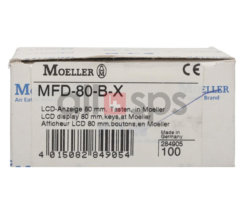 MOELLER DISPLAY/BEDIENEINHEIT, MFD-80-B-X