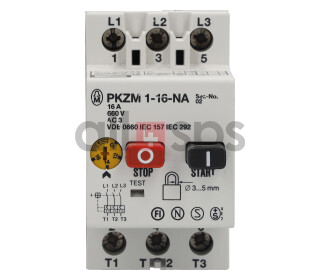 MOELLER MOTOR CIRCUIT BREAKER, PKZM 1-16-NA