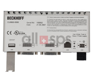 BECKHOFF USB-EXTENDER RX, CU8860-0000 USED (US)