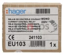 HAGER KONTROLLRELAIS, EU103 NEU (NO)