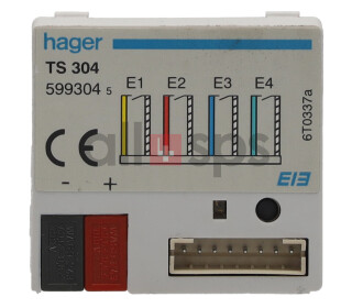 HAGER TEBIS EINGANGSMODUL 599304 - TS304 GEBRAUCHT (US)