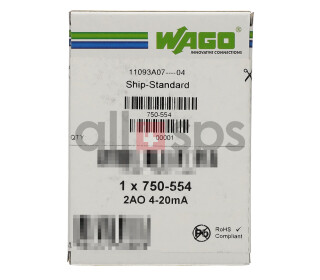 WAGO 2-CHANNEL ANALOG OUTPUT - 750-554