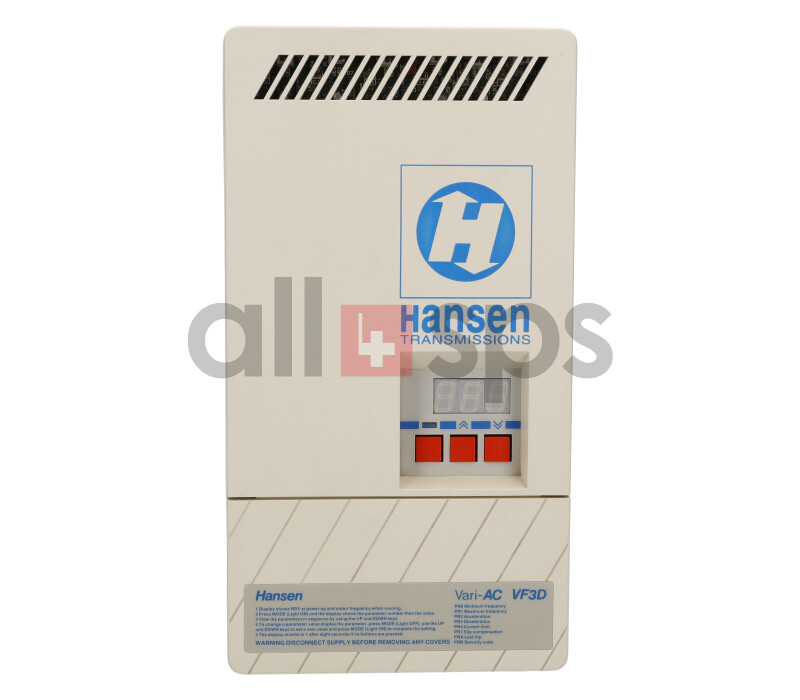 HANSEN TRANSMISSIONS INVERTER, VF3D380-4.0