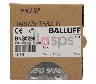 BALLUFF MECH. CAM SWITCH BNS0298, BNS 819-B03-R12-61-12-10