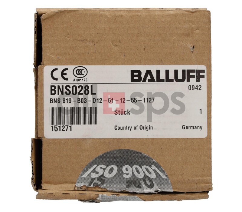 BALLUFF POSITIONSSCHALTER BNS028L, BNS 819-B03-D12-61-12-55-1127
