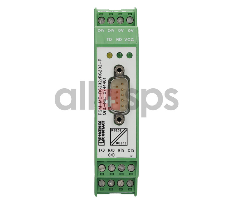 PHOENIX CONTACT INTERFACE CONVERTER PSM-ME-RS232/RS232-P, 2744461