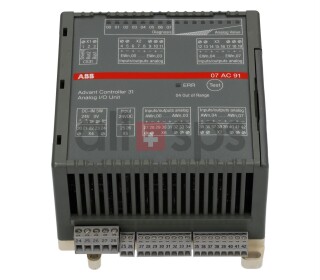 ABB ANALOGUE I/O MODULE, ANALOGUE OUTPUT - 7AC91F -...