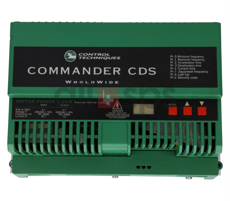 CONTROL TECHNIQUES COMMANDER CDS, CDS 150