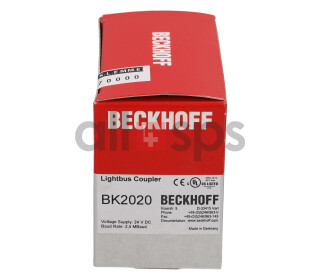 BECKHOFF LIGHTBUS COUPLER - BK2020 NEW SEALED (NS)