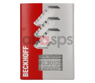 BECKHOFF 2-CHANNEL ANALOG INPUT TERMINAL, KL3012