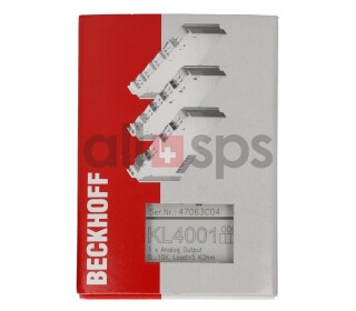 BECKHOFF 1-CHANNEL ANALOG OUTPUT TERMINAL, KL4001