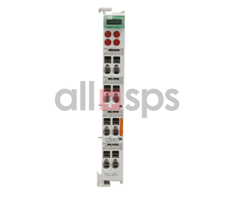 WAGO 4 CHANNEL ANALOG INPUT MODULE, 750-453