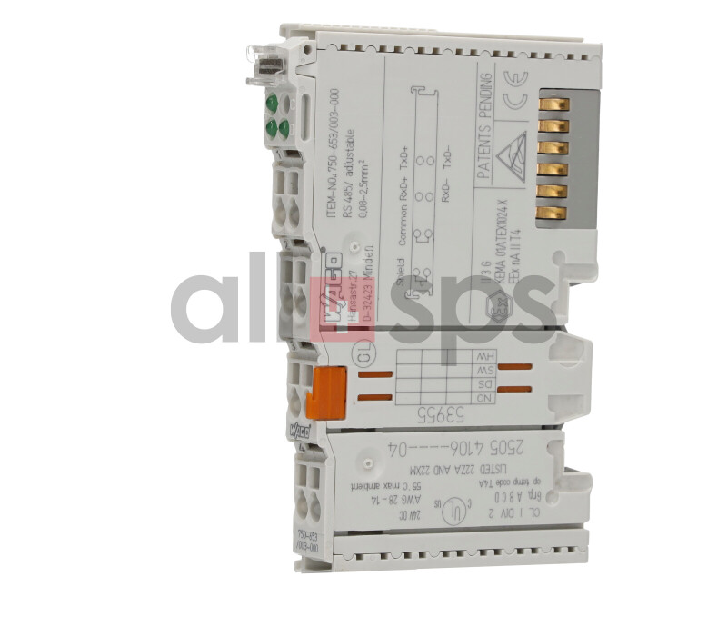 WAGO SERIAL INTERFACE RS-485, 750-653/003-000