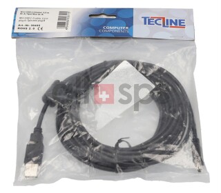 TECLINE MINI USB 2.0 CABLE, 5.0M, 39405