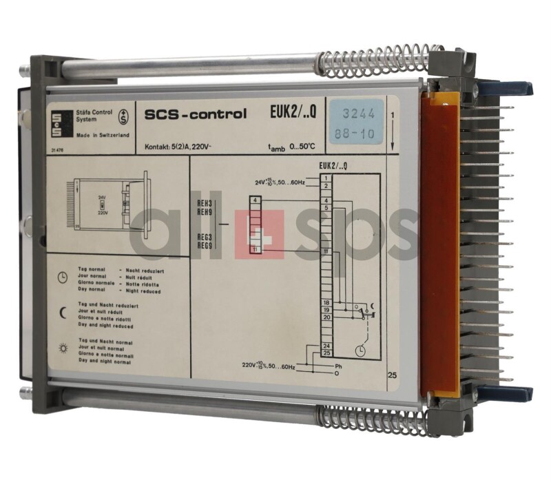 STAEFA CONTROL SYSTEM SCS-CONTROL CONTROL TIMER, EUK2/..Q