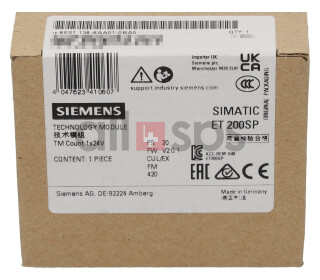 SIMATIC ET 200SP TM COUNT 1X24V - 6ES7138-6AA01-0BA0