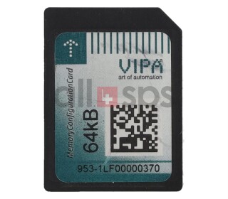 VIPA MEMORY CONFIGURATION CARD, 953-1LF00000370