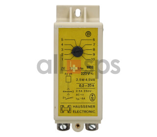 HAUSSENER ELECTRONIC TIME RELAY, ZE 321 USED (US)