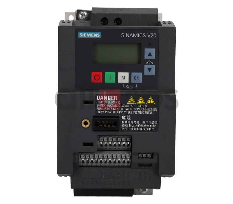 SINAMICS V20 1AC200-240V RATED POWER 1,5KW, 6SL3210-5BB21-5BV1