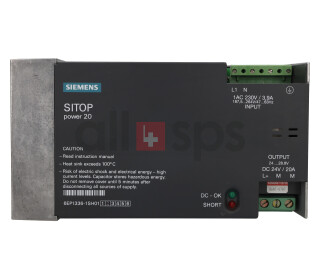 SITOP POWER 20A POWER SUPPLY, 6EP1336-1SH01