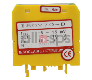 SOCLAIR ELECTRONIC TRANSMITTER, ISOV70-D