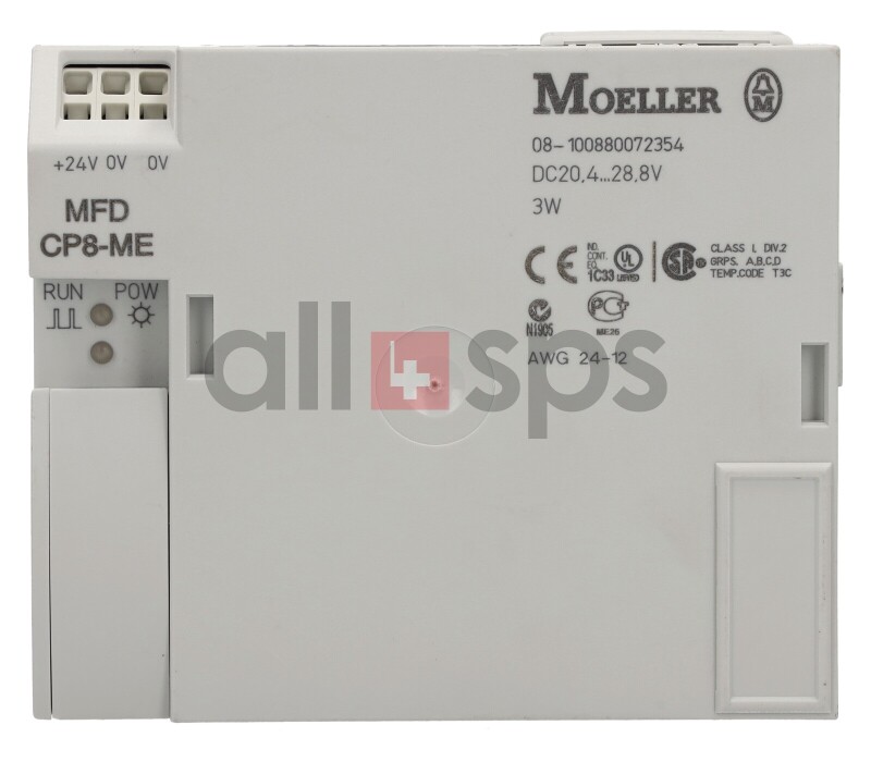 MOELLER EATON CPU/POWER SUPPLY, MFD-CP8-ME
