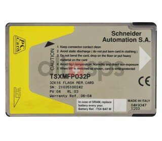 SCHNEIDER ELECTRIC MEMORY CARD, TSXMFP032P USED (US)