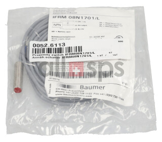 BAUMER INDUKTIVER SENSOR, 212019, IFRM 08N1701/L