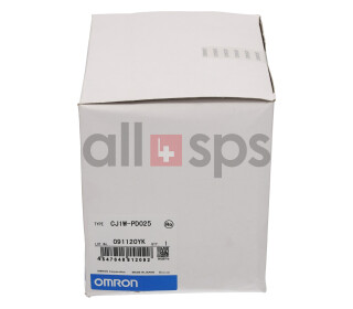 OMRON POWER SUPPLY, CJ1W-PD025 NEW SEALED (NS)