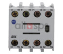 ALLEN BRADLEY AUXILIARY CONTACT, 100-FA04