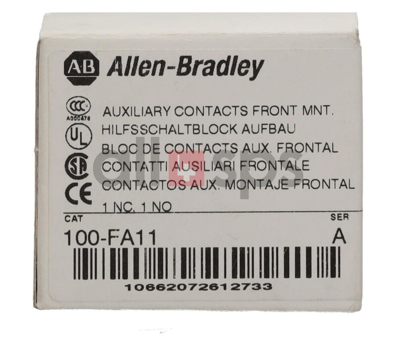 ALLEN BRADLEY AUXILIARY CONTACT, 100-FA11