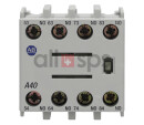 ALLEN BRADLEY AUXILIARY CONTACT - 100-FA40 NEW (NO)