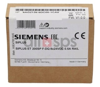 SIEMENS SIPLUS ET 200SP F-DQ 8X24VDC/0.5A - 6AG2136-6DC00-1CA0