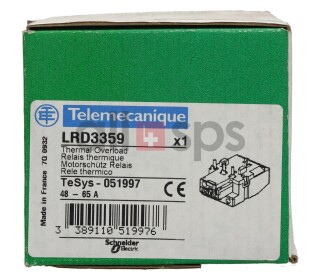 SCHNEIDER ELECTRIC THERMAL OVERLOAD RELAY, LRD3359 NEW (NO)