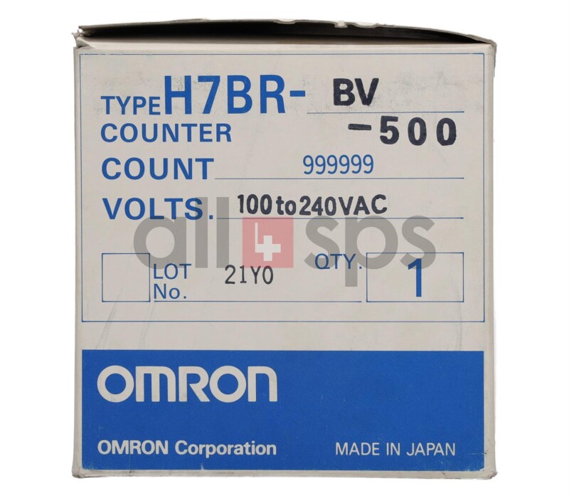 OMRON DIGITAL COUNTER, H7BR-BV-500