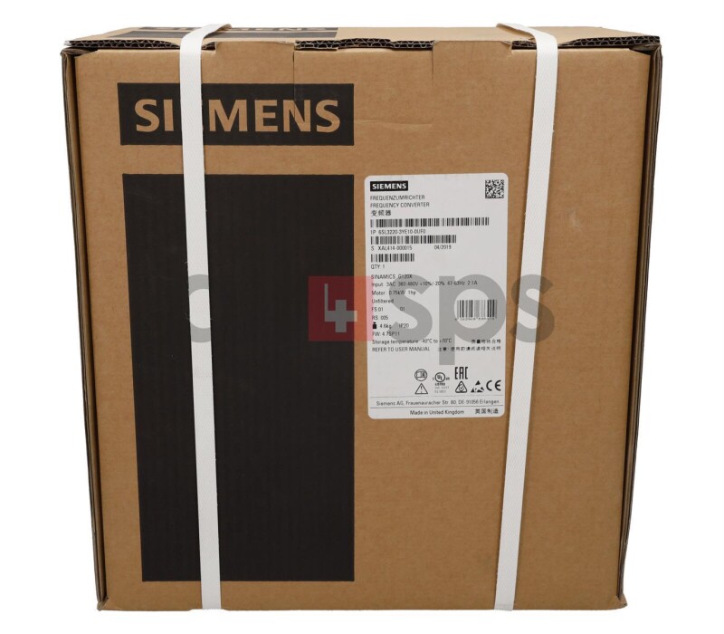 SINAMICS G120X INVERTER 0.75 KW - 6SL3220-3YE10-0UF0