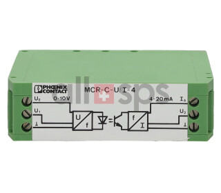 PHOENIX CONTACT ISOLATION AMPLIFIER MCR-C-U/I-4 - 2781592