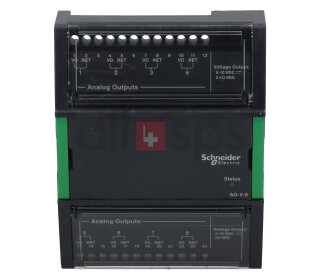 SCHNEIDER ELECTRIC ANALOG OUTPUT MODULE AO-V-8 - SXWAOV8XX10001 USED (US)