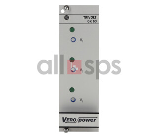 VERO ELECTRONICS POWER SUPPLY TRIVOLT GK60-2 - 136-011075C