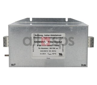 SIMODRIVE 611 MAINS FILTER, 10KW - 6SN1111-0AA01-1AA0