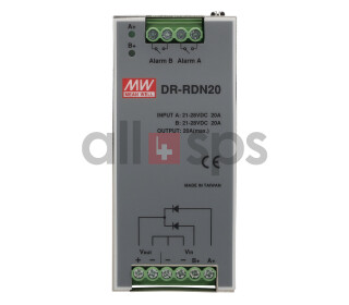 MEAN WELL POWER SUPPLY - DR-RDN20